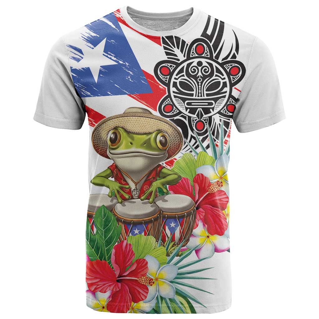 Coqui Frog Puerto Rico T-Shirt No No Suelte La Bandera Graphic Tee