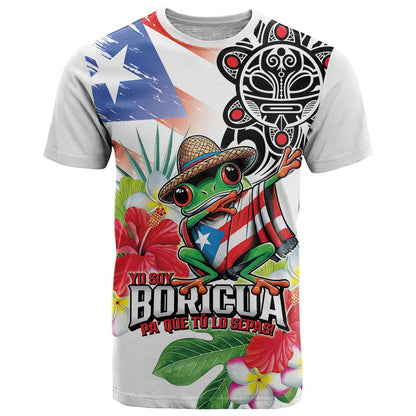 Puerto Rican Yo Soy Boricua T-Shirt Graphic Tee
