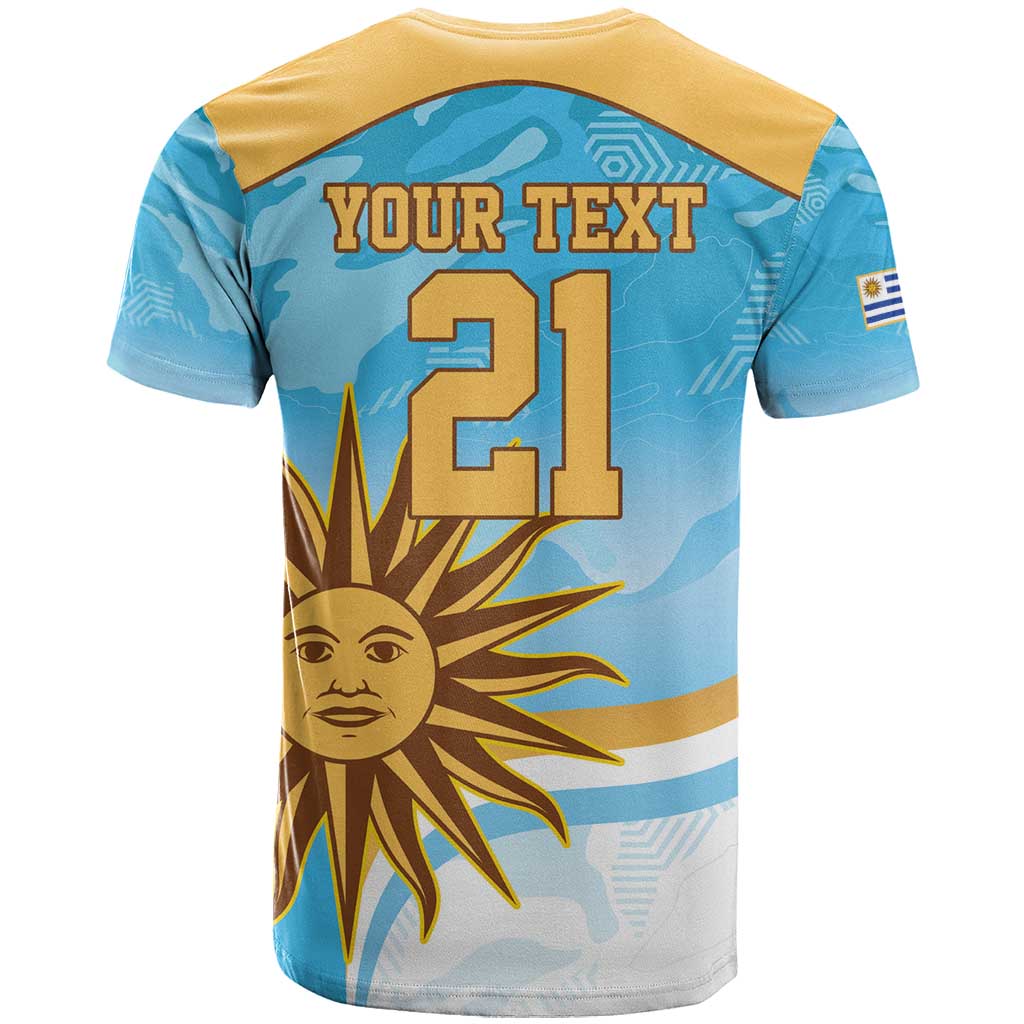 Custom Uruguay Rugby T-Shirt Go Teros Summer Paris 2024 Graphic Tee