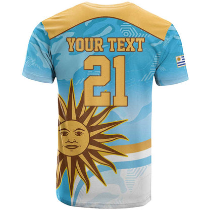 Custom Uruguay Rugby T-Shirt Go Teros Summer Paris 2024 Graphic Tee