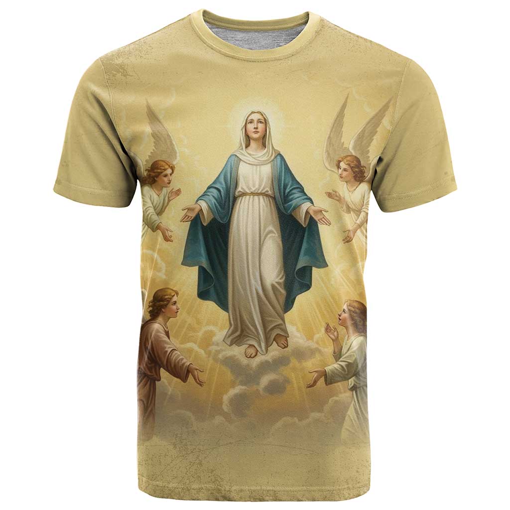 Blessed Virgin Mary T-Shirt Falling Asleep of the Mother of God Graphic Tee