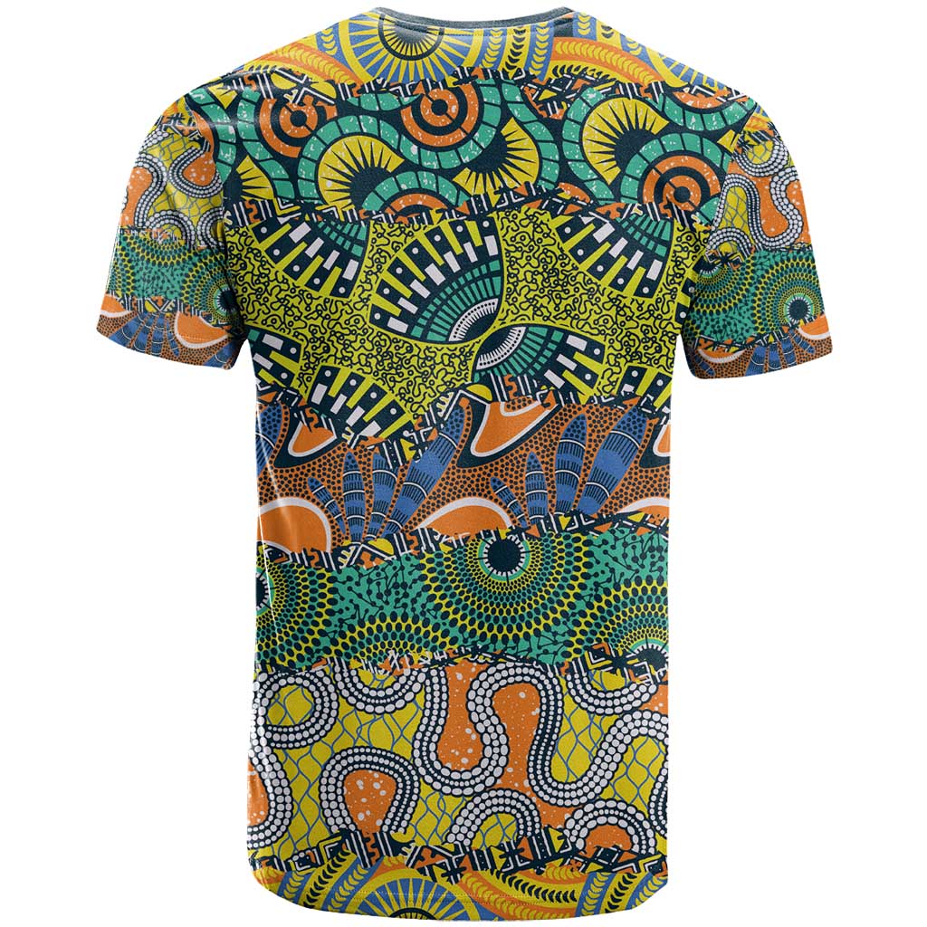 Africa Tribal Mixed Pattern T-Shirt Graphic Tee