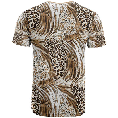 Wild Animal Skins T-Shirt Leopard Pattern Graphic Tee