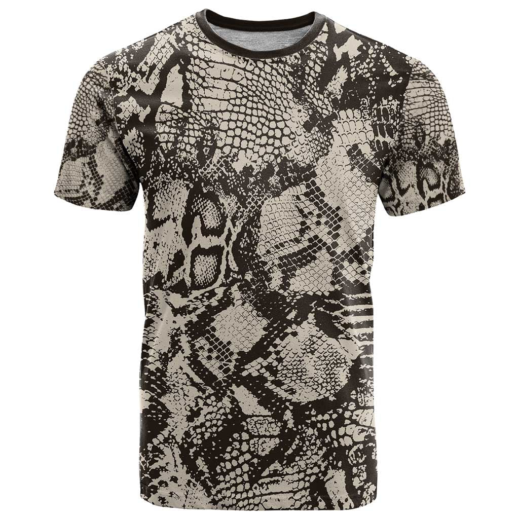 Wild Animal Skins T-Shirt Snake and Crocodile Mix Skin Graphic Tee