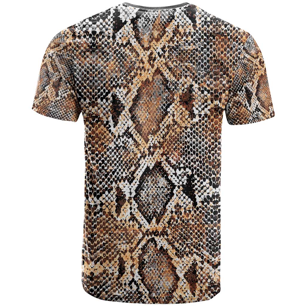 Wild Animal Skins T-Shirt Vintage Snake Skin Pattern Graphic Tee