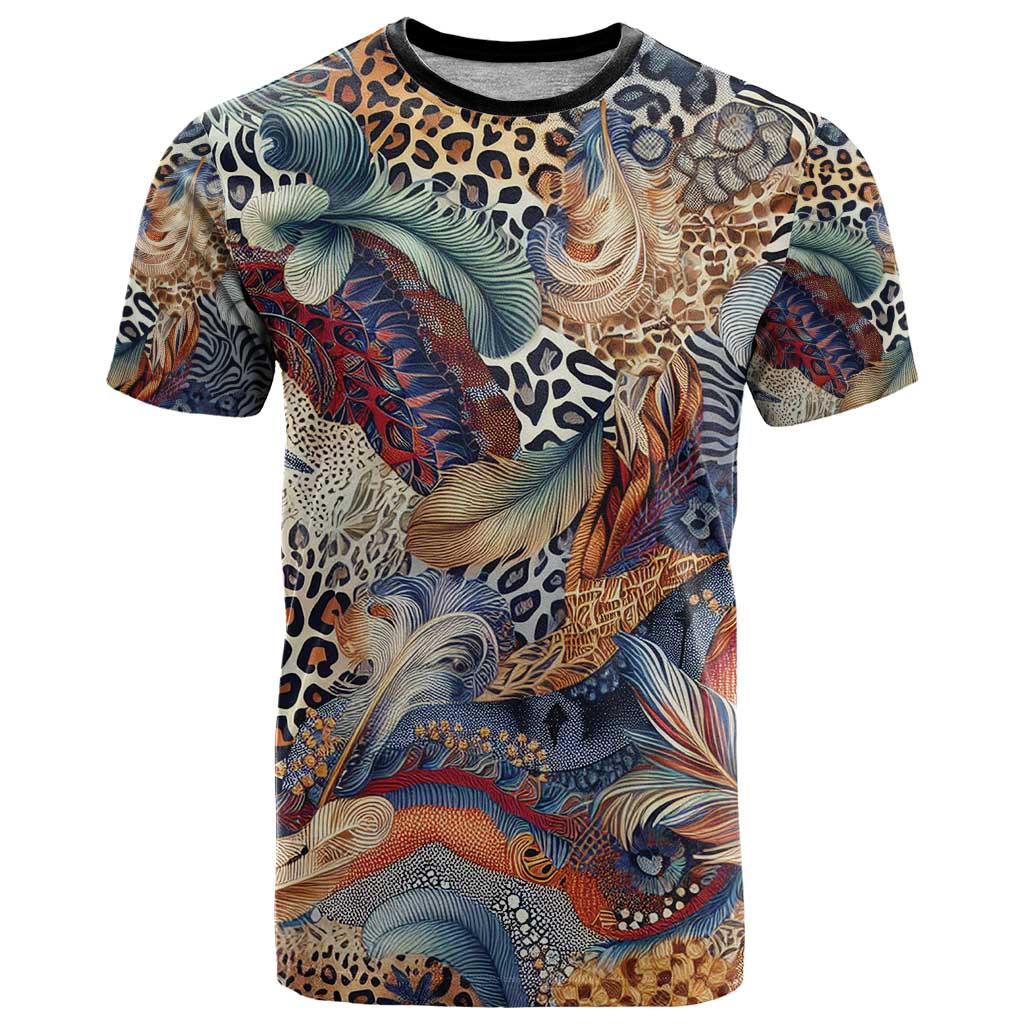 Wild Animal Skins T-Shirt Unique Leopard Zebra And Snake Patterns Graphic Tee