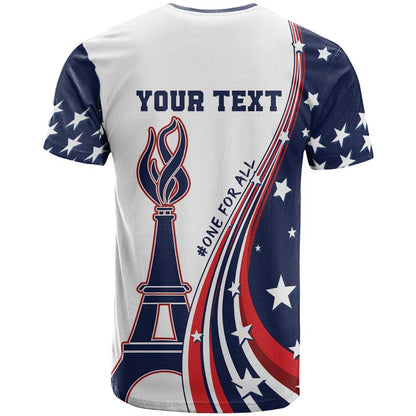 Personalized USA Make America Strong Again T-Shirt Go Paris 2024 Graphic Tee