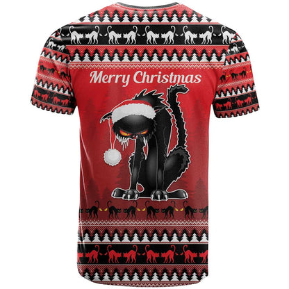 Jolakotturinn Iceland T-Shirt Yule Cat Merry Christmas Graphic Tee