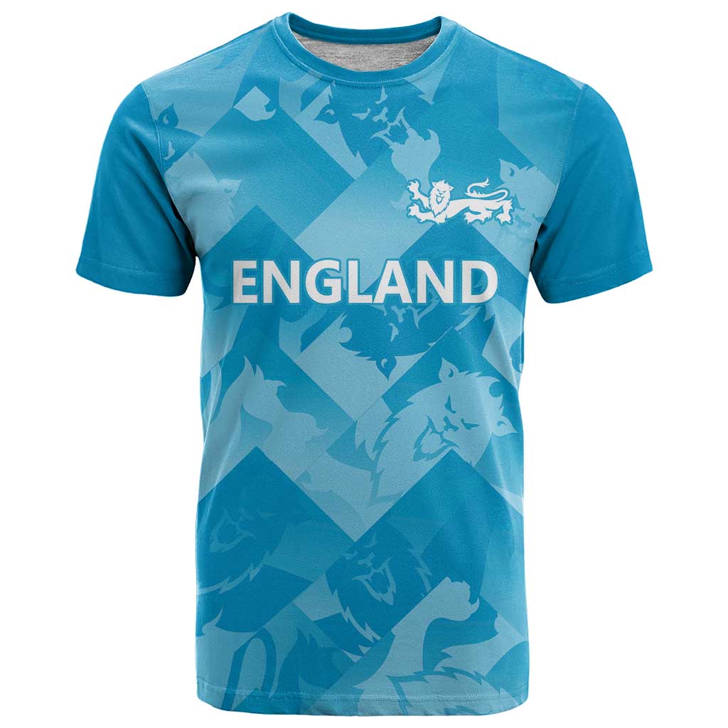 England Cricket Custom T-Shirt Three Lions Inspiration Graphic Tee