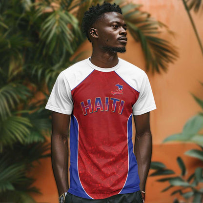 World Football 2026 Afro-Haiti Custom T-Shirt Together For Ayiti Red Style Graphic Tee