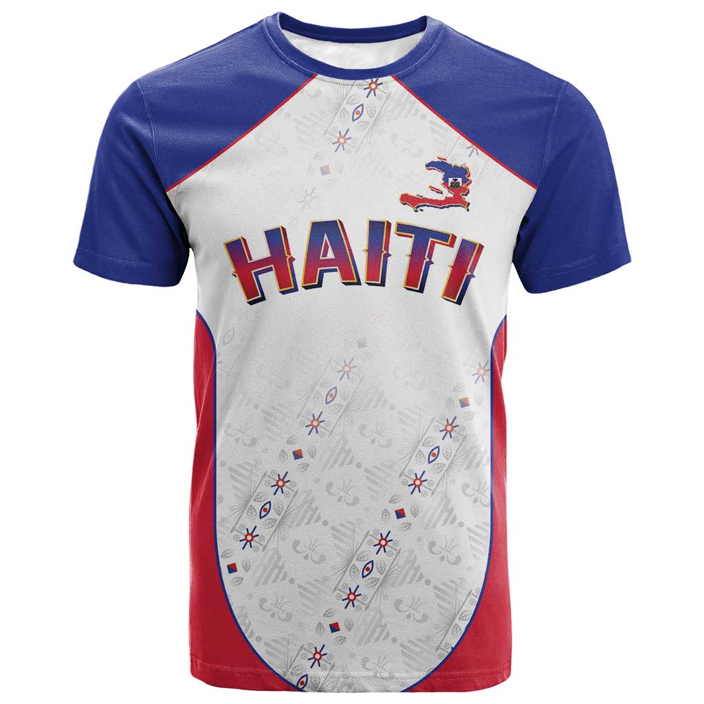 World Football 2026 Afro-Haiti Custom T-Shirt Together For Ayiti White Style Graphic Tee