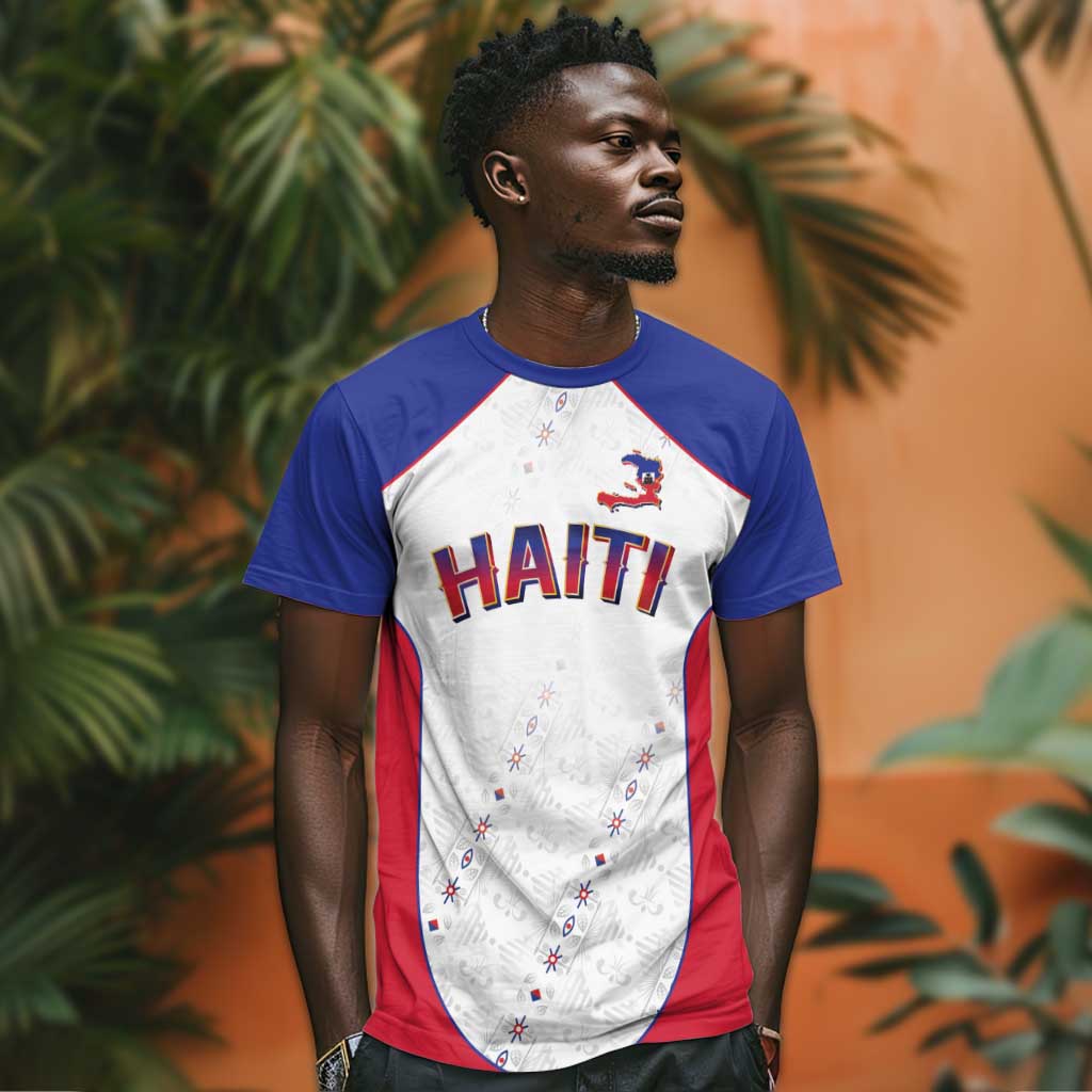 World Football 2026 Afro-Haiti Custom T-Shirt Together For Ayiti White Style Graphic Tee