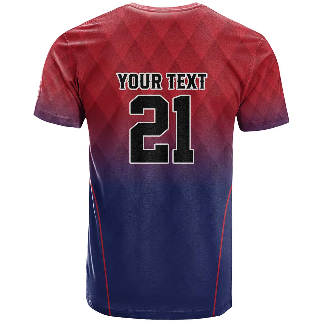 Cayman Islands Cricket Custom T-Shirt Classic Coat of Arms Sporty Graphic Tee