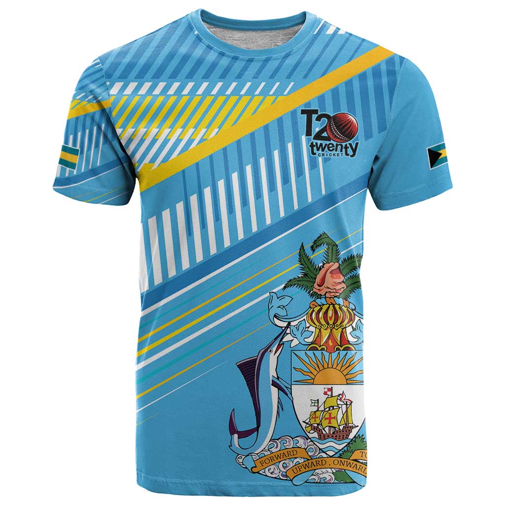 The Bahamas Cricket Custom T-Shirt Marlin Flamingo Come On Bahamian Graphic Tee