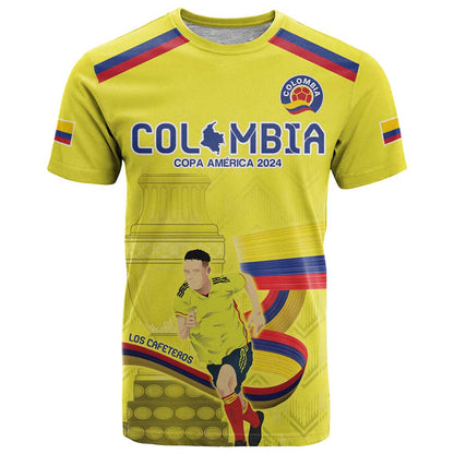 Colombia Champion Football Custom T-Shirt Proud To Be Los Cafeteros Graphic Tee