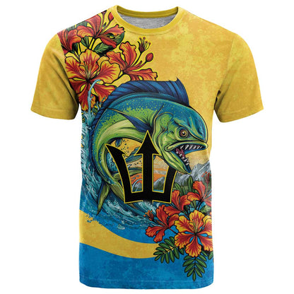 Barbados Mahi-mahi Trident T-Shirt Graphic Tee