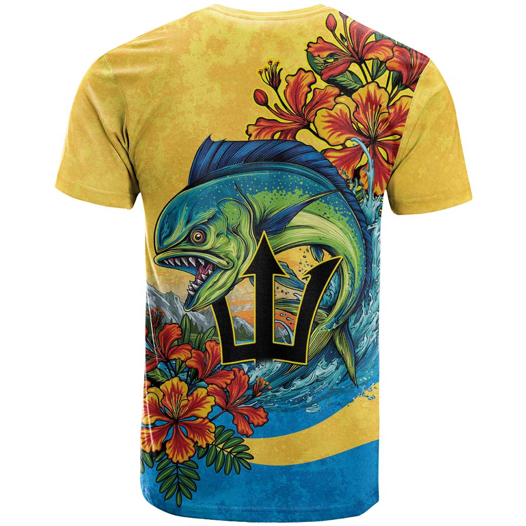 Barbados Mahi-mahi Trident T-Shirt Graphic Tee