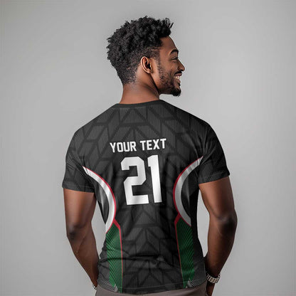 Custom Football Algeria Palestine T-Shirt Special Edition -2024 Graphic Tee