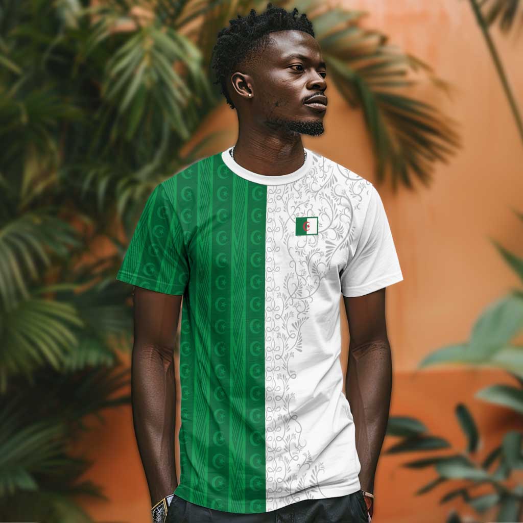 World Football 2026 Algeria Custom T-Shirt Algeria Culture Heritage Graphic Tee