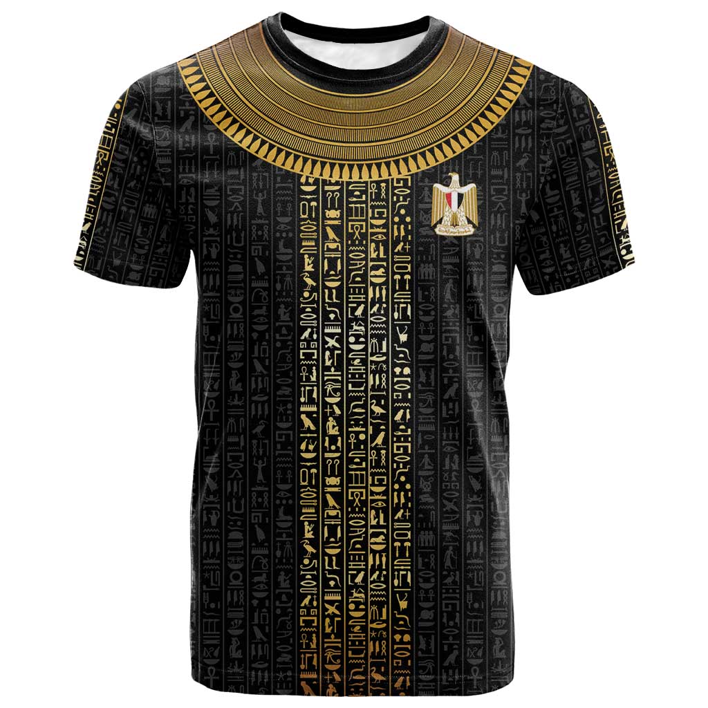 World Football 2026 Egypt Custom T-Shirt Ancient Egyptian Hieroglyphs Graphic Tee
