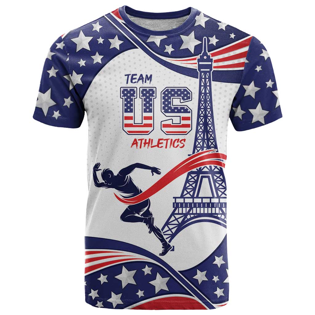 Personalized USA Athletics T-Shirt One For All Summer Sport Graphic Tee