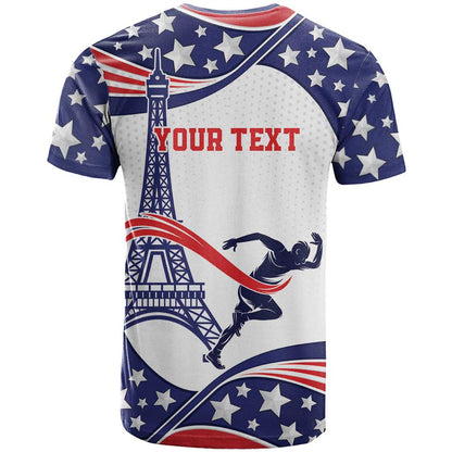 Personalized USA Athletics T-Shirt One For All Summer Sport Graphic Tee