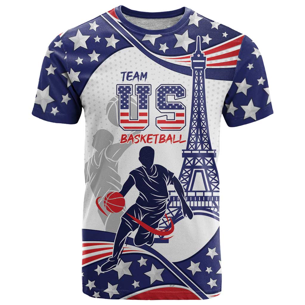 Personalized USA Basketball T-Shirt One For All Summer Sport Graphic Tee