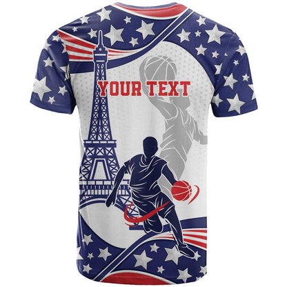 Personalized USA Basketball T-Shirt One For All Summer Sport Graphic Tee