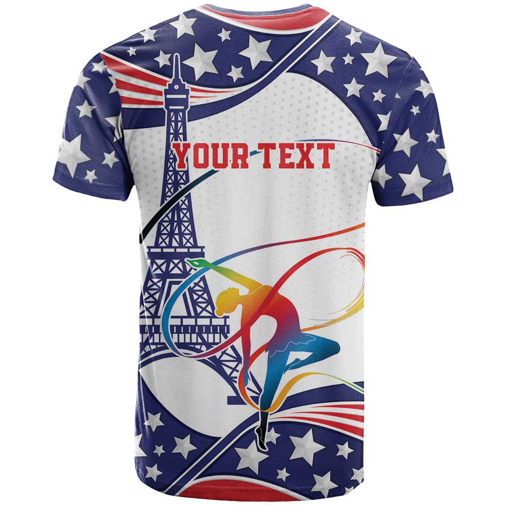 Personalized USA Gymnastics T-Shirt One For All Summer Sport Graphic Tee
