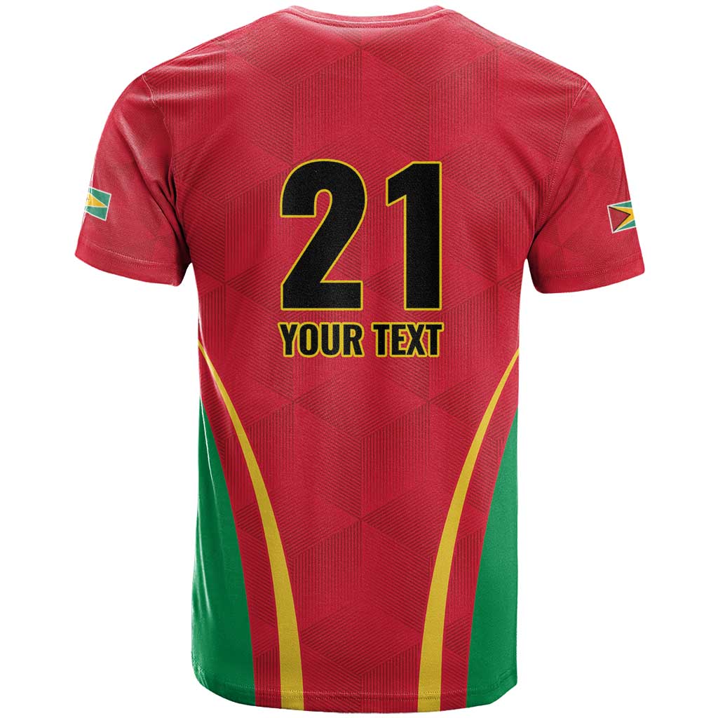 Custom Guyana Victory Run 2025 T-Shirt Caribbean Cricket Supporter Amazon Warriors Graphic Tee