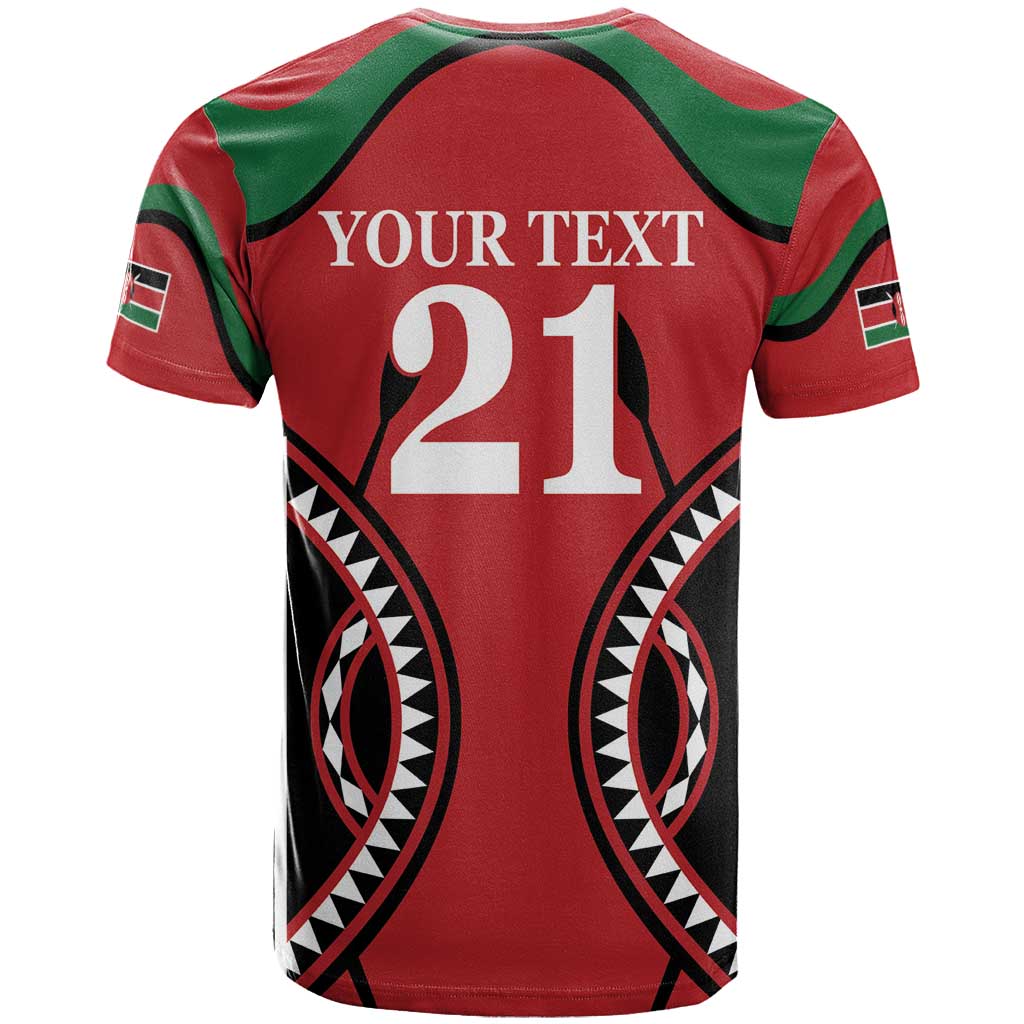 Custom Kenya Rugby T-Shirt Summer Paris 2024 Graphic Tee