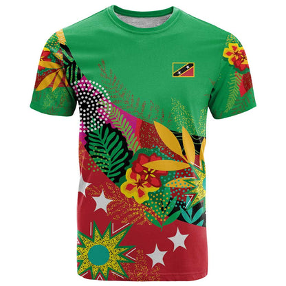 Custom Caribbean Cricket St Kitts and Nevis T-Shirt Patriots Reign 2025 Graphic Tee