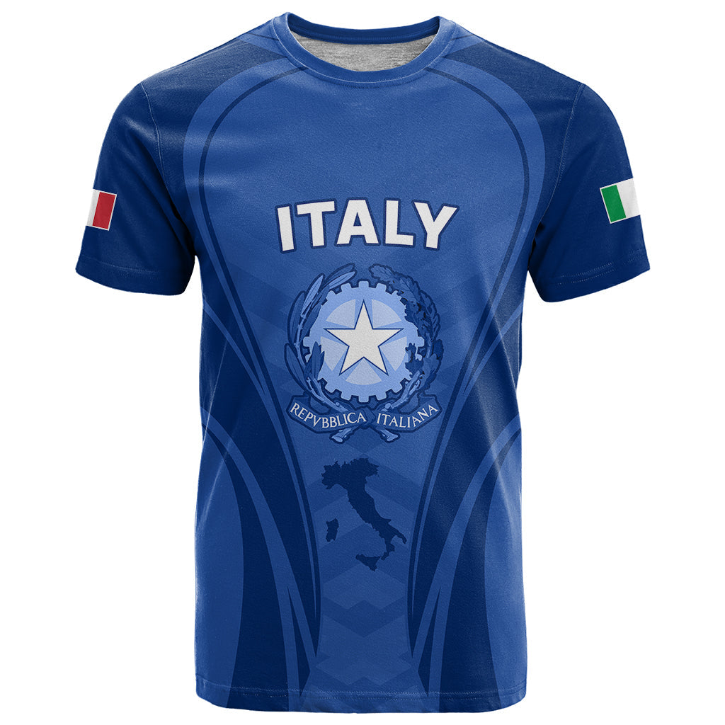 Italy Rugby T-Shirt World Cup Go Gli Azzurri Sporty Style Graphic Tee