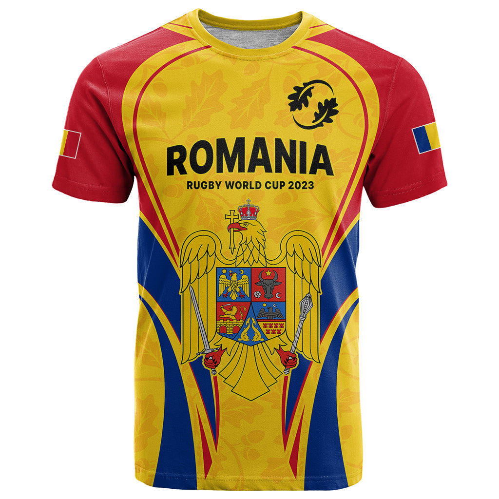Romania Rugby T-Shirt The Oaks World Cup Go Stejarii Graphic Tee
