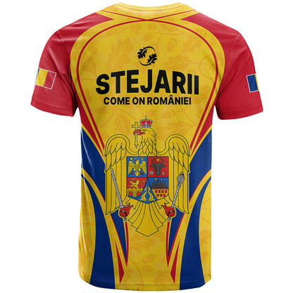 Romania Rugby T-Shirt The Oaks World Cup Go Stejarii Graphic Tee