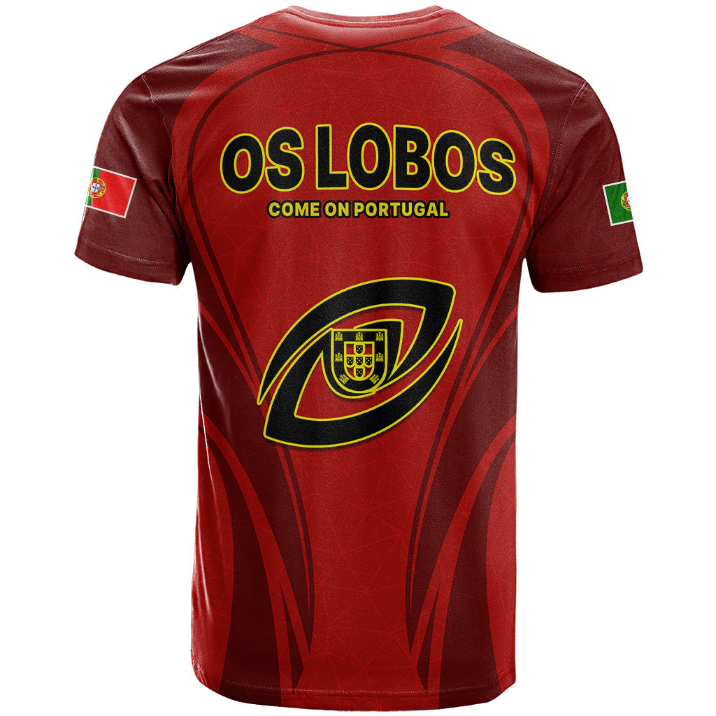 Portugal Rugby T-Shirt The Wolves World Cup Go Os Lobos Graphic Tee
