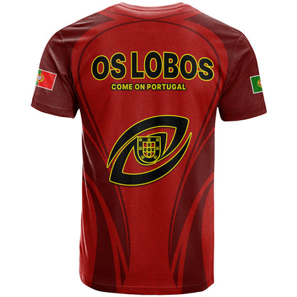 Portugal Rugby T-Shirt The Wolves World Cup Go Os Lobos Graphic Tee