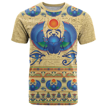 Ancient Egypt Scarab Beetle T-Shirt Graphic Tee