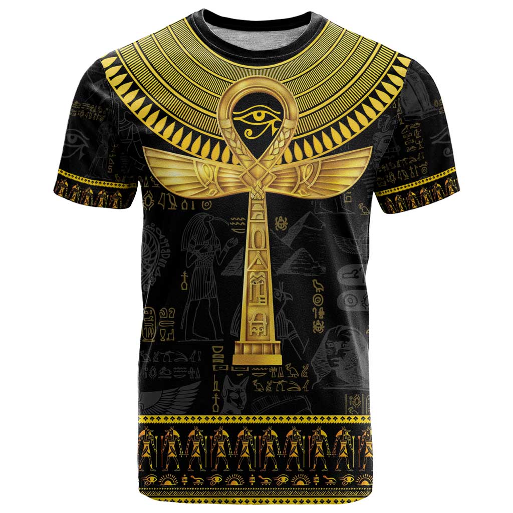 The Ankh Egyptian Hieroglyphs T-Shirt Graphic Tee
