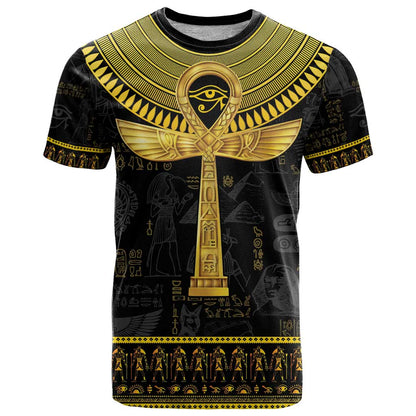 The Ankh Egyptian Hieroglyphs T-Shirt Graphic Tee