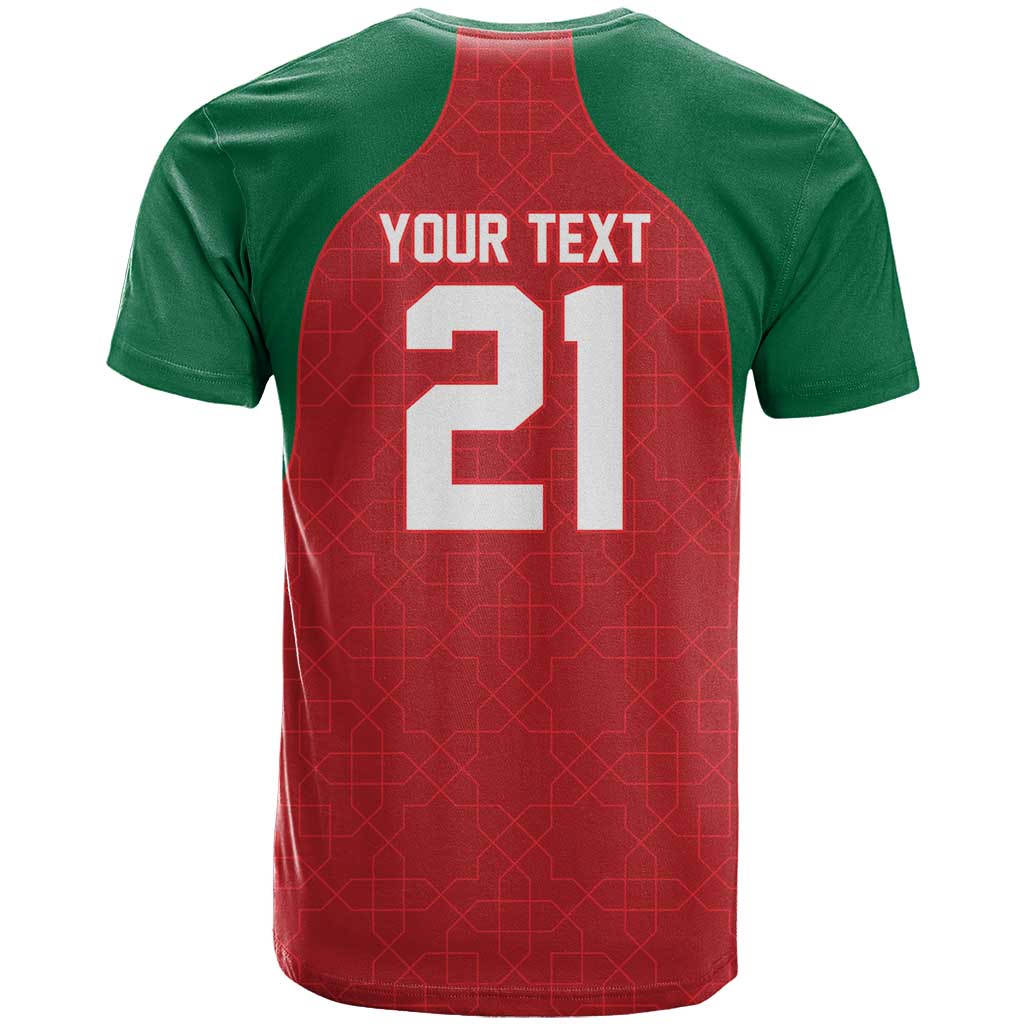 Custom Morocco Atlas Lions T-Shirt African Football Champions 2025 Graphic Tee