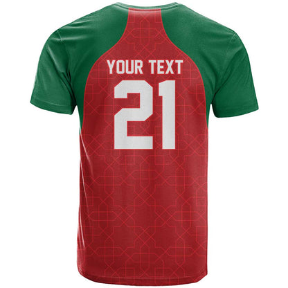 Custom Morocco Atlas Lions T-Shirt African Football Champions 2025 Graphic Tee