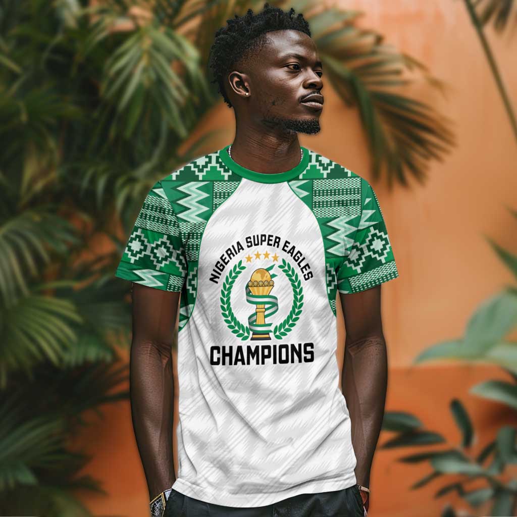 Custom Nigeria Super Eagles T-Shirt African Football Champions 2025 Graphic Tee