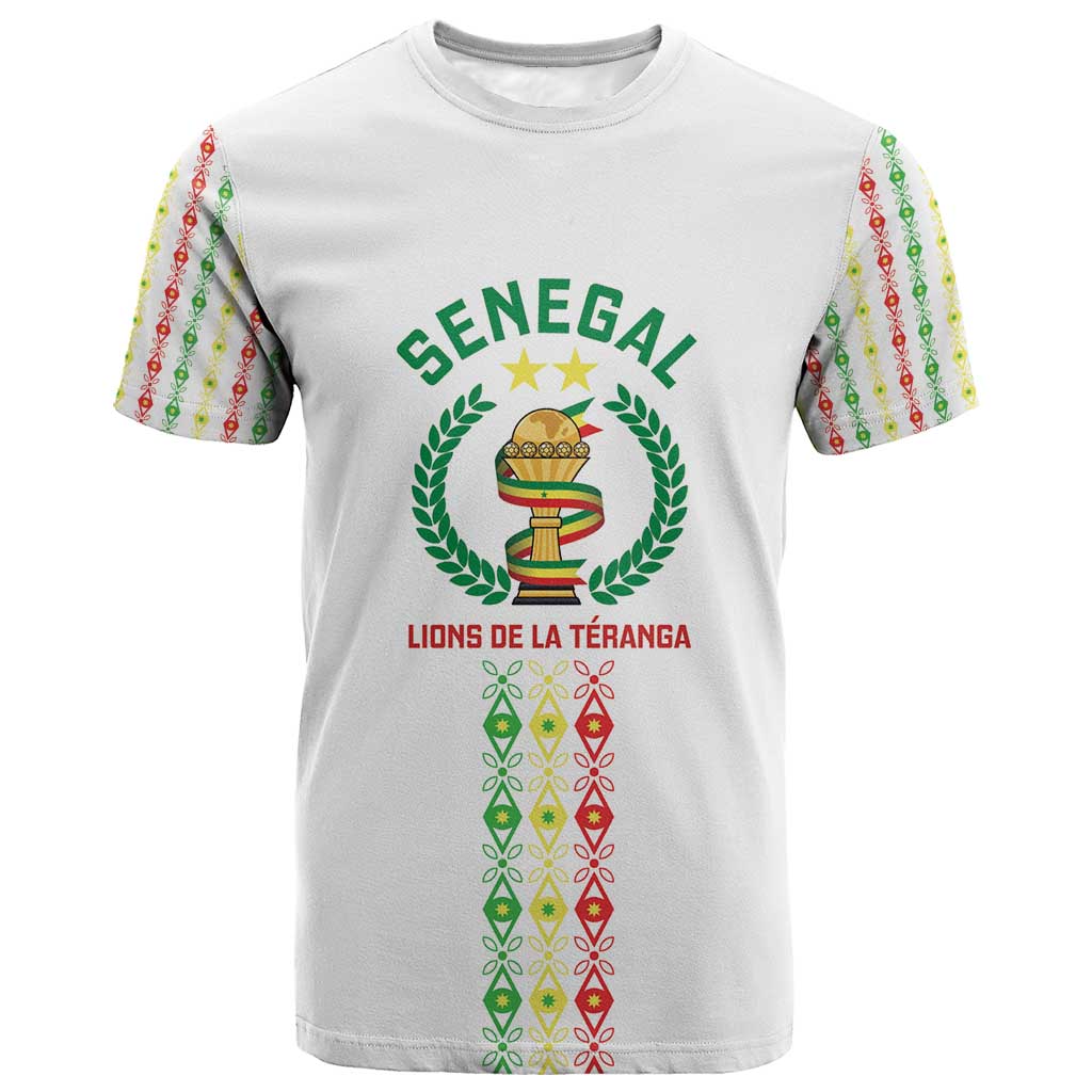 Custom Senegal Lions of Teranga T-Shirt African Football Champions 2025 Graphic Tee