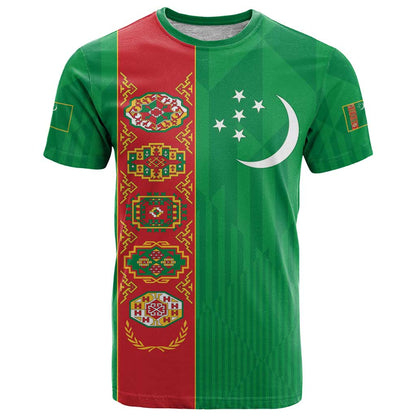 Turkmenistan Black Francolin Custom T-Shirt Turkmenistan Turkmenistanyn Baydagy Graphic Tee