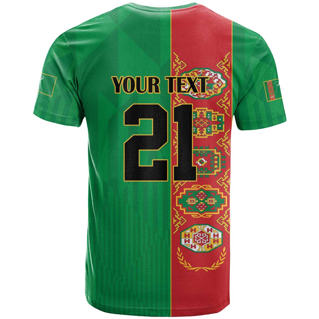 Turkmenistan Black Francolin Custom T-Shirt Turkmenistan Turkmenistanyn Baydagy Graphic Tee