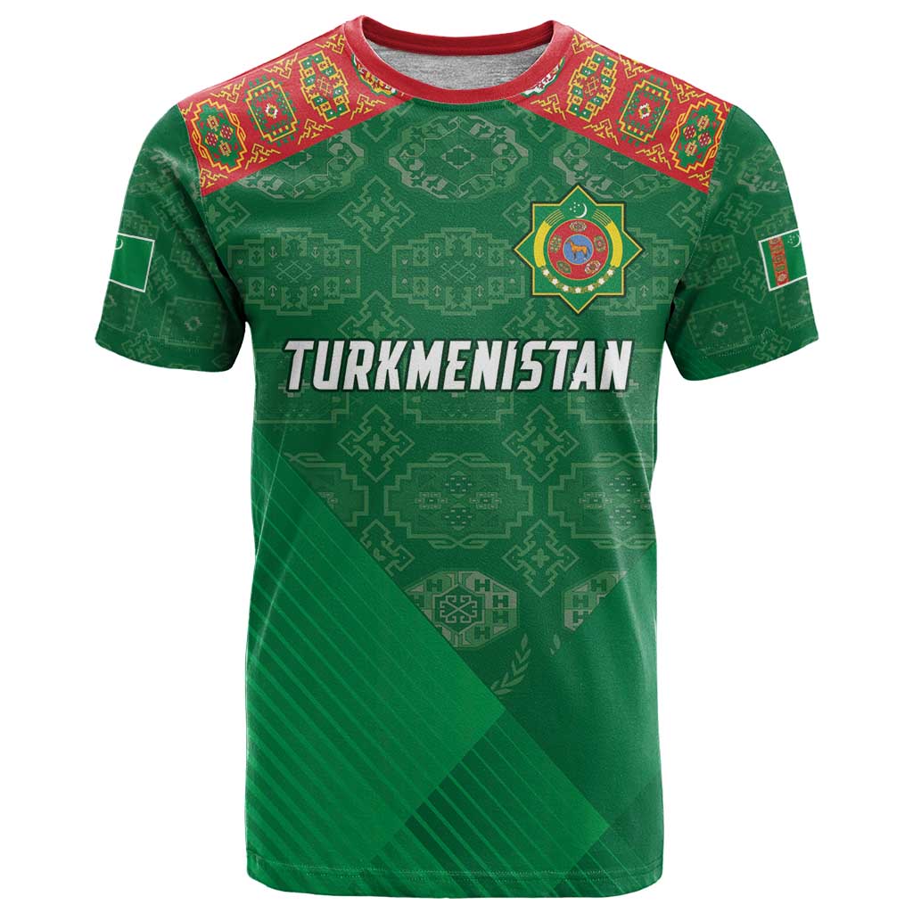 Turkmenistan Football Custom T-Shirt We Are The Champions Graphic Tee