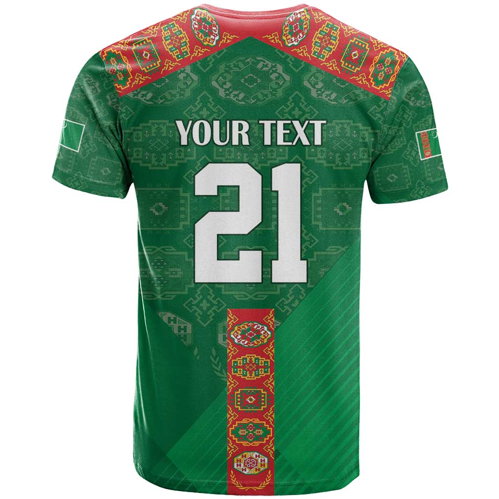 Turkmenistan Football Custom T-Shirt We Are The Champions Graphic Tee