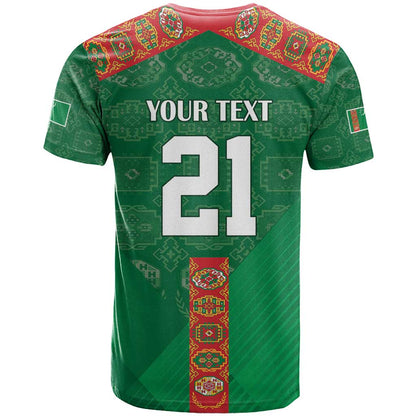 Turkmenistan Football Custom T-Shirt We Are The Champions Graphic Tee