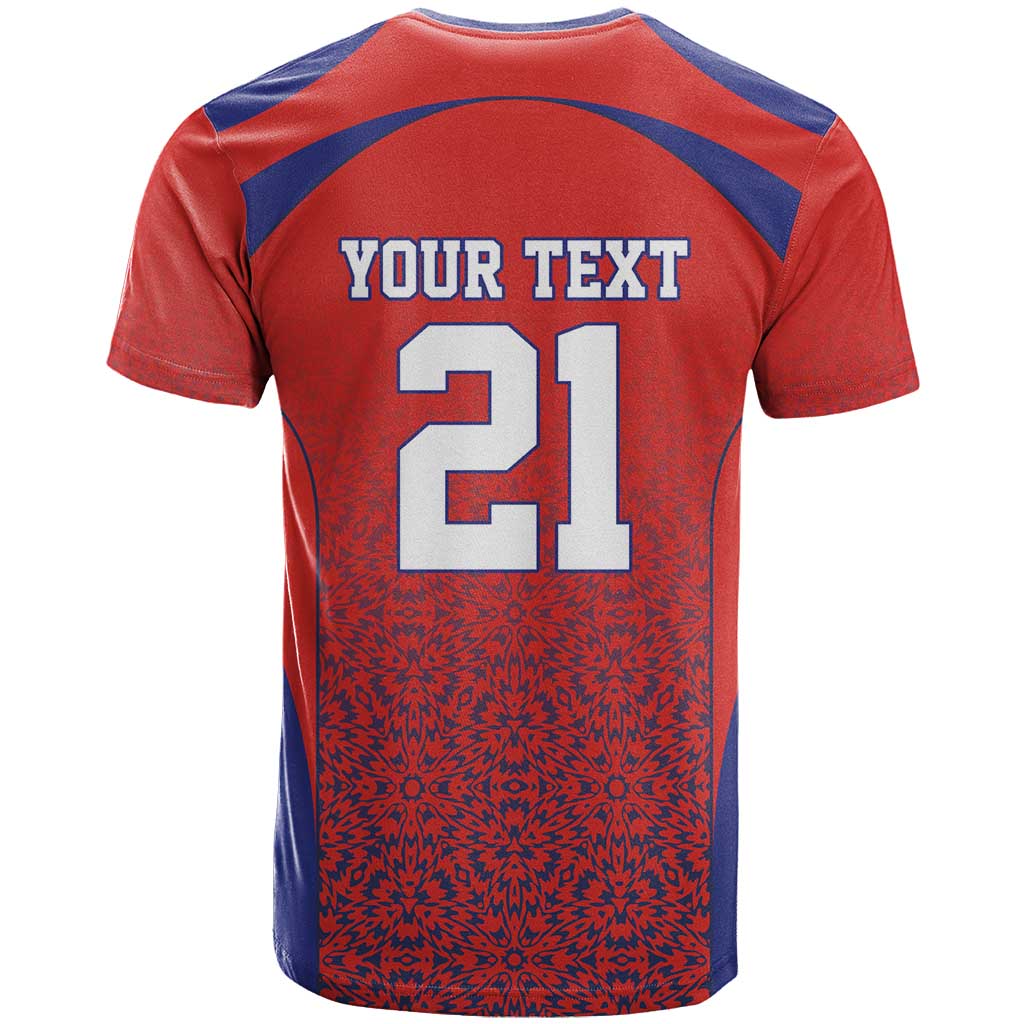 Costa Rica Football Custom T-Shirt Los Ticos Go Champions Graphic Tee
